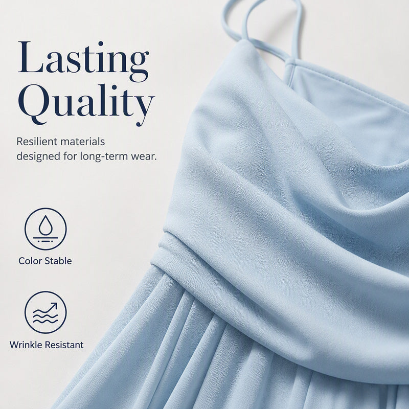 👗✨ Women's Elegant Spaghetti Strap Maxi Dress ! Flowing silhouette, delicate straps, timeless elegance – perfect for summer & special occasions. 🔥🌸